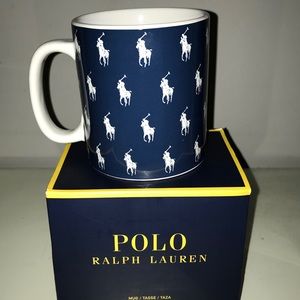 Polo Ralph Lauren Mug navy and white brand new